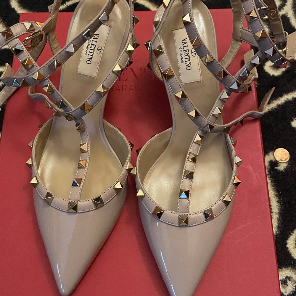 Valentino Rockstud Caged Pumps 65mm